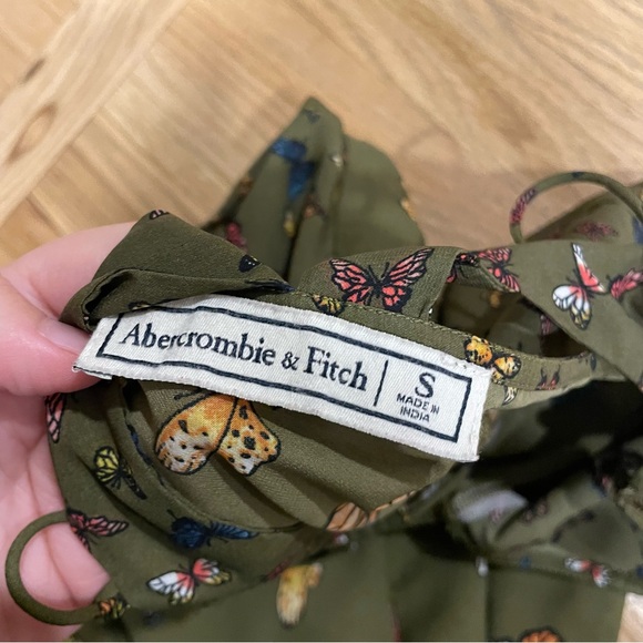 Abercrombie and Fitch Y2K Butterfly Print Slip Dress - Picture 2 of 5